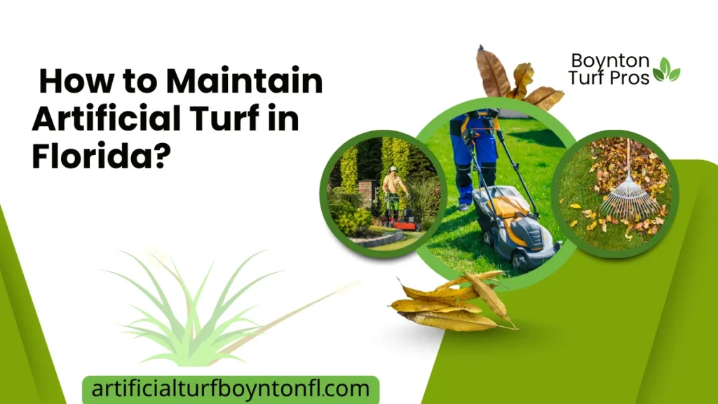 How to Maintain Artificial Turf in Florida